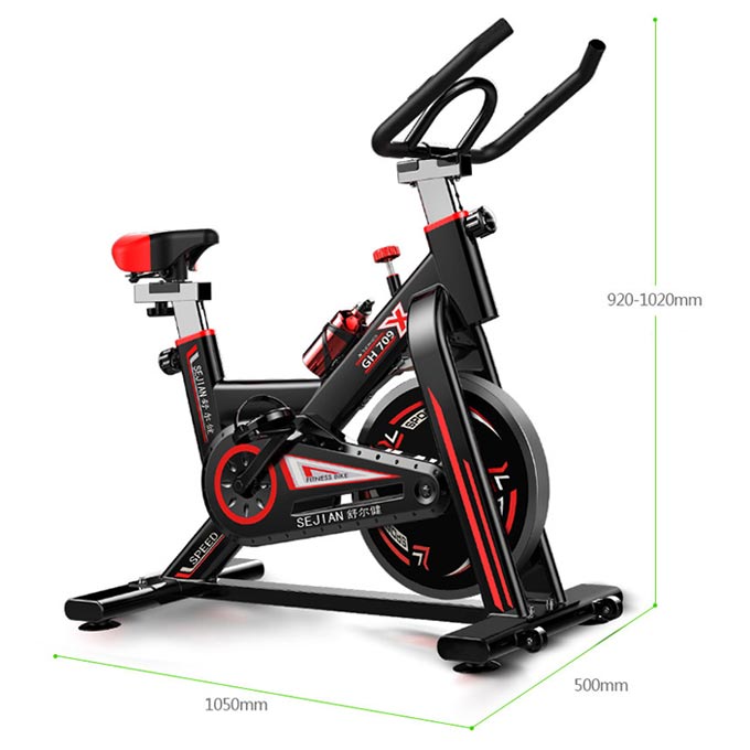 Kích thước xe đạp tập GH-709
